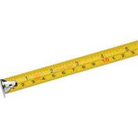 Tape Measure, 5/8" x 12', Imperial & Metric Graduations Duraquip Inc