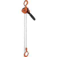 VLP-25-5 VLP Series Lever Puller, 5' Lift, 500 lbs. (0.25 tons) Capacity, Galvanized Steel Chain Duraquip Inc