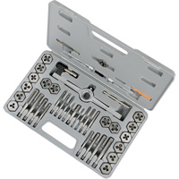 TD40A Premium SAE Alloy Tap & Die Set, 40 Pieces Duraquip Inc