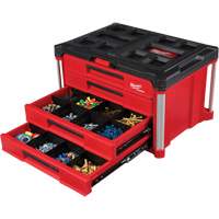 PackOut™ 4-Drawer Tool Box, 22-1/5" W x 14-3/10" H, Red UAW031 | Duraquip Inc