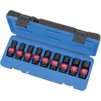 PSU912M Jeux de douilles universelles, 9 Mcx, Chocs, Prise de 1/2" Duraquip Inc