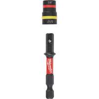Shockwave Impact Duty Quik-Clear 2-in-1 Nut Driver, 5/16"/1/4" Drive, 2-1/4" L, Magnetic Duraquip Inc