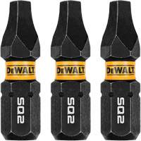 3-Piece FLEXTORQ&reg; Impact Screwdriving Bits, Square, #2, 1/4" Drive Duraquip Inc