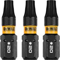 3-Piece FLEXTORQ&reg; Impact Screwdriving Bits, Torx, T-20, 1/4" Drive Duraquip Inc