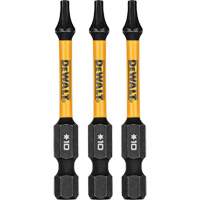 3-Piece FLEXTORQ&reg; Impact Screwdriving Bits, Torx, T-10, 1/4" Drive Duraquip Inc