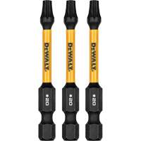 3-Piece FLEXTORQ&reg; Impact Screwdriving Bits, Torx, T-20, 1/4" Drive Duraquip Inc