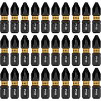 30-Piece FLEXTORQ&reg; Impact Driver Bit Set, Phillips, #2, 1/4" Drive Duraquip Inc