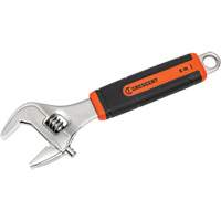 Adjustable Wrench, 6" L, 26 mm/1-4/5" Max Width, Chrome/Polished Duraquip Inc