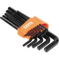 L-Style Long Hex Key Set, 12 Pcs., Imperial Duraquip Inc