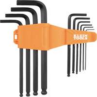 L-Style Long Ball-End Hex Key Set, 10 Pcs., Metric Duraquip Inc