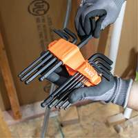 L-Style Long Ball-End Hex Key Set, 10 Pcs., Metric Duraquip Inc