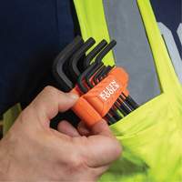 L-Style Long Ball-End Hex Key Set, 10 Pcs., Metric Duraquip Inc