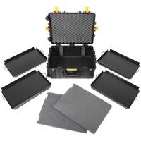 Heavy-Duty Portable Rolling Tool Case, 18-3/5" W x 24-3/5" D x 11-1/2" H, Black UAX576 | Duraquip Inc