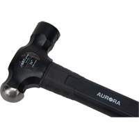 Marteau &agrave; panne ronde, Poids de la t&ecirc;te 24 oz, Face Ordinaire, Prise Fibre de verre Duraquip Inc