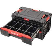Arx&reg; 2-Drawer Toolbox, 23-1/10" x 15" x 13-2/5", Black Duraquip Inc
