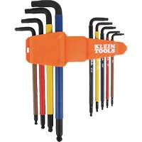 Colour-Coded Extra-Long L Style Hex Key Caddy Set, 9 Pcs., Imperial Duraquip Inc