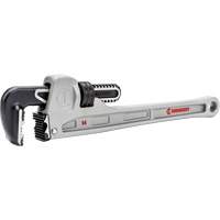 Cl&eacute; &agrave; tuyau &agrave; m&acirc;choires K9, Cap des m&acirc;choires 2-3/8", Longueur 14", Fini Rev&ecirc;tement en poudre, Prise Non-ergonomique Duraquip Inc