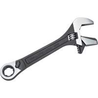 11-Piece Pass-Thru X6 Adjustable Wrench & Spline Socket Set, 13" L, 2-27/50" Max Width, Black Phosphate Duraquip Inc