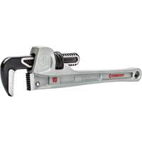 Cl&eacute; pour tuyau &agrave; m&acirc;choires &eacute;troite, Cap des m&acirc;choires 1-9/10", Longueur 10", Fini Rev&ecirc;tement en poudre, Prise Aucune Duraquip Inc