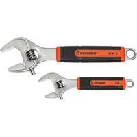 Quick-Fit-Jaw Adjustable Wrench Set, Adjustable, 2 Pieces, Imperial and Metric Duraquip Inc