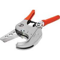 Ratcheting PVC Pipe Cutter with Dipped Grips, 1/4"- 2-3/8" Capacity Duraquip Inc