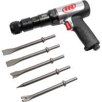 5-Piece Heavy-Duty Air Hammer with Chisel Set, 2.66 CFM, 1/4" NPT, 2600 BPM, 3/4" x 3" (19mm x 76mm) Duraquip Inc