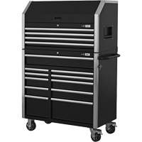 HDCC-4115 HD Series Toolbox Combo, 21-1/2" D x 44-1/5" W x 63-3/10" H, Black Duraquip Inc