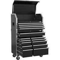 HDCC-4115 HD Series Toolbox Combo, 21-1/2" D x 44-1/5" W x 63-3/10" H, Black Duraquip Inc