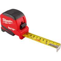 Compact Tape Measure, 1" x 16' Duraquip Inc