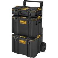 TOUGHSYSTEM&reg; 2.0 Rolling Tower, 24" x 20-2/5" x 34-1/2", Black/Yellow Duraquip Inc