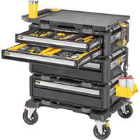 TOUGHSYSTEM&reg; 2.0 DXL 5-in-1 Modular Workstation, 34" x 25-4/5" x 39", Black/Yellow Duraquip Inc