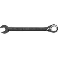 Metric Spline Combination Reversible Ratcheting Wrench, Black/Chrome Finish Duraquip Inc