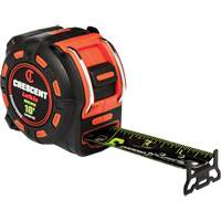 Ruban &agrave; mesurer Shockforce NITE EYE, 1-1/4" x 16', Marques de goujon SAE Duraquip Inc