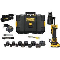 Ensemble d'outil de poinçonnage hydraulique avec poinçons & fili&egrave;res de 1/2" &agrave; 2" Duraquip Inc