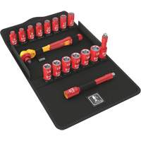 Jeu de cliquets isolants Zyklop 8100 SB VDE 1, 7 Mcx, Prise de 3/8" Duraquip Inc