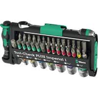 Ensemble d'outils en mesures imp&eacute;riales 1 Tool-Check PLUS, 39 Mcx, Prise de 1/4" Duraquip Inc