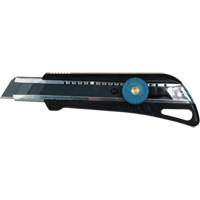 18mm Professional Knife with Ratchet, Stainless Steel, Heavy-Duty, Plastic Handle Duraquip Inc