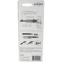 18mm Professional Knife with Ratchet, Stainless Steel, Heavy-Duty, Plastic Handle Duraquip Inc