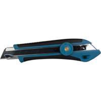 18mm Professional Knife, Stainless Steel, Heavy-Duty, Rubber Handle Duraquip Inc