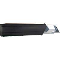 25mm Retractable Knife, Stainless Steel, Heavy-Duty, Rubber Handle Duraquip Inc