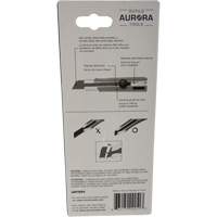 25mm Retractable Knife, Stainless Steel, Heavy-Duty, Rubber Handle Duraquip Inc
