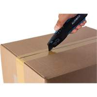 Retractable Safety Knife , Stainless Steel, Heavy-Duty, Plastic/Aluminum Handle Duraquip Inc
