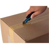 Standard-Duty Retractable Safety Knife, Stainless Steel, Rubber Handle Duraquip Inc