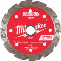 DIAMOND MAX Turbo General Purpose Diamond Blade Duraquip Inc