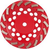 DIAMOND MAX Turbo 18-Segment Diamond Cup Wheel Duraquip Inc