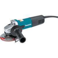 Angle Grinder with AC/DC Thumb Switch, 4-1/2", 120 V, 7.5 A, 11000 RPM Duraquip Inc