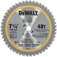 Circular Saw Blade, 7-1/4", 48 Teeth, Metal Use Duraquip Inc