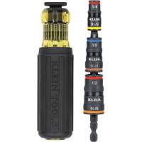 Jeu de douilles &agrave; chocs r&eacute;versibles 7 en 1 avec poign&eacute;e, Prise 1/2"/5/16"/1/4"/7/16"/9/16"/3/8', 7 mr Duraquip Inc