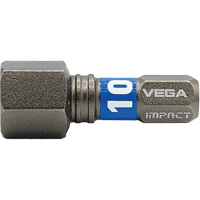 Embout Impactech, Hexagonale, 10 mm, Prise 1/4" Duraquip Inc