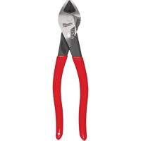 Angled Head Diagonal Dipped Grip Cutting Pliers, 8" L Duraquip Inc